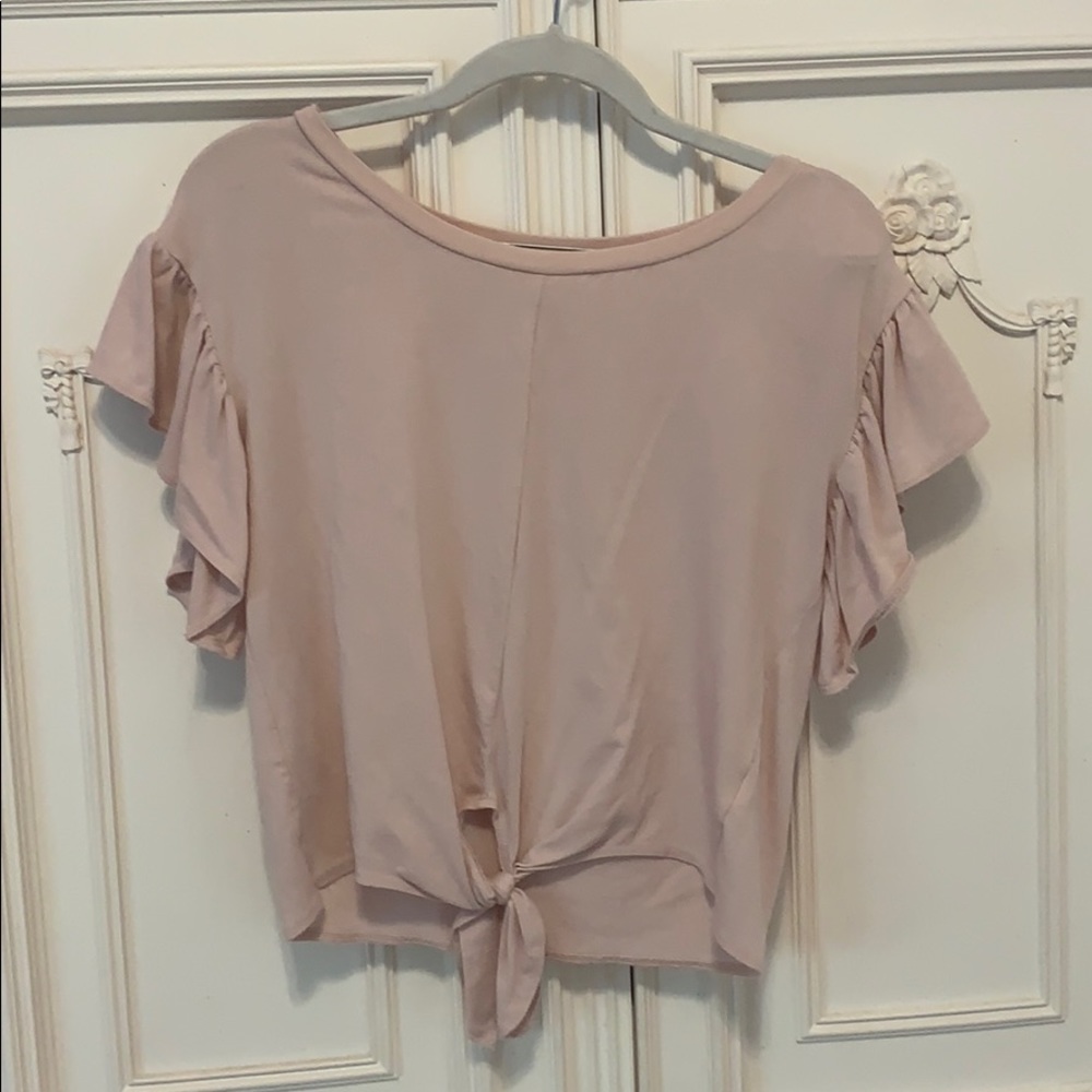 Light pink top
